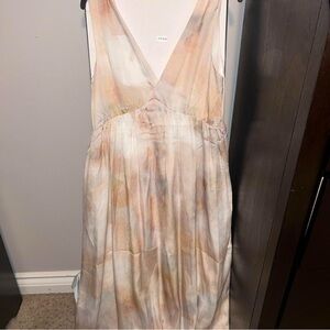 H&M Women's Maxi Dress - Cream and Tan